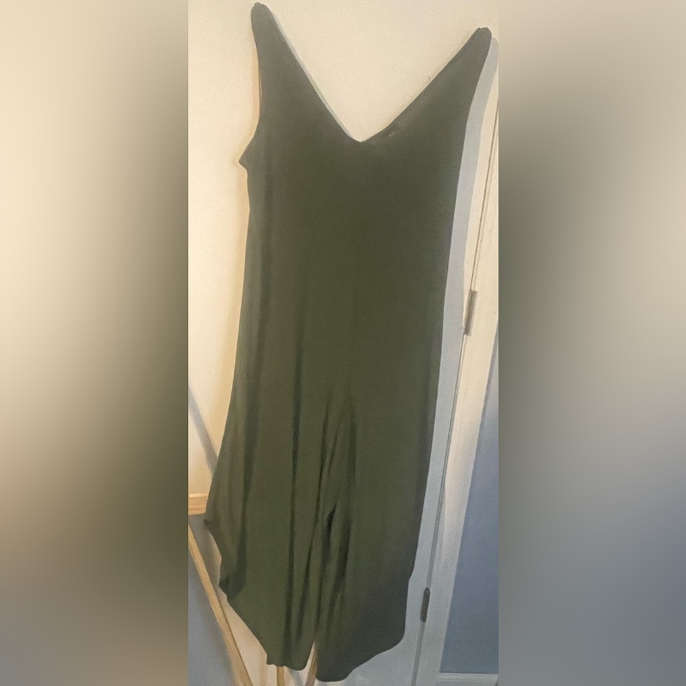 Nicole Miller Olive Green Jumpsuit